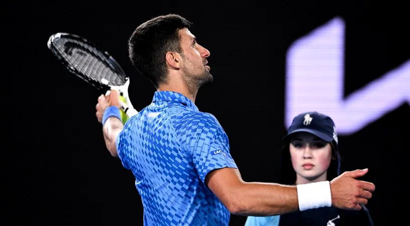 Încă un scandal cu Novak Djokovic la Australian Open, după ce un spectator a strigat: „Trimite-l acasă!
