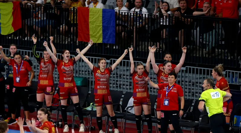 Naționala de handbal feminin Under 19 luptă pentru bronzul european pe teren propriu! Când se joacă finala mică și cine trasmite la tv partida de la Pitești