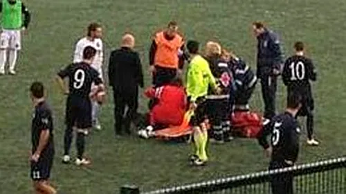 APROAPE de MOARTE!** Momente de groază în Italia pentru un fotbalist român! „Un coleg i-a salvat viața”