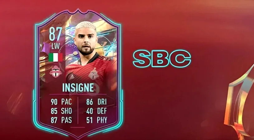 Lorenzo Insigne în FIFA 23! Extrema stânga din noul joc lansat de EA Sports are o super-viteză și un dribling pe măsură