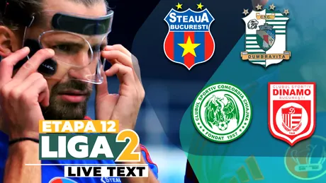 Steaua se face de râs în Ghencea contra CSC Dumbrăvița, într-un meci stricat de arbitru şi terminat un scandal. În linişte, la Chiajna, Concordia a trecut de CS Dinamo după ce a întors scorul