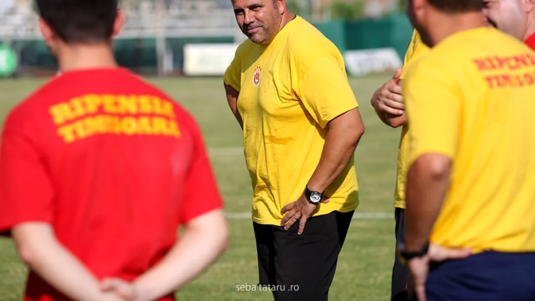 Alexandru Pelici atrage atenția celor din FRF înaintea meciului Ripensiei cu SCM Gloria Buzău.** 