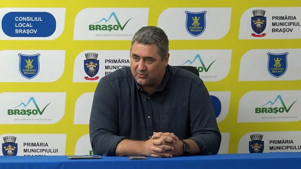 Corona Brașov, buget diminuat spre surprinderea lui Alexandru Dedu: „Acest club are posibilități imense, acum depinde de comunitate”