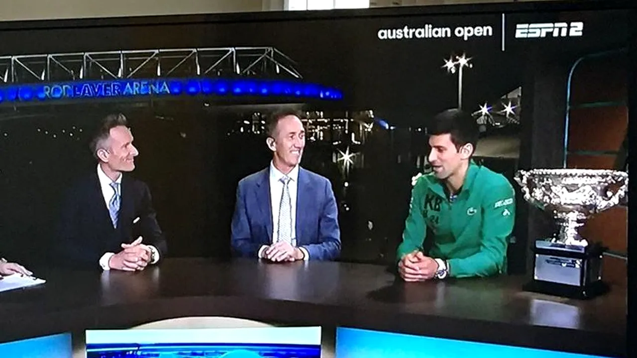 Darren Cahill l-a felicitat personal pe Novak Djokovic, după finala Australian Open: „Sunt norocos că stau lângă tine”