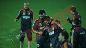 FOTO** Chivu nu s-a antrenat azi cu tricolorii!