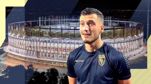 Kosovarul care e pe cai mari în Superliga se teme de două vedete ale lui Mircea Lucescu înaintea meciului cu România: „Ei sunt cei mai periculoși, dar toată țara este unită pentru trei puncte”. Ce zice despre atmosfera din tribune. EXCLUSIV