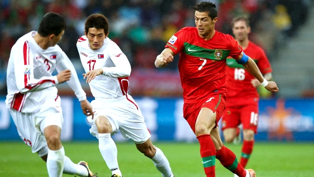 Incredibil!** Televiziunea nord-coreeană a întrerupt comentariul la 0-4 cu Portugalia!