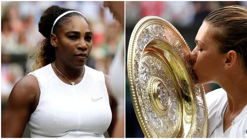 Lovitura incredibilă dată de Serena Williams, la scurt timp după ce a revendicat titlul Simonei Halep de la Wimbledon! WTA a făcut anunțul