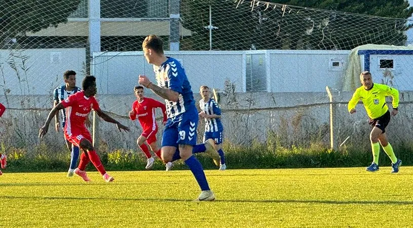 AFC Câmpulung Muscel și Gloria Bistrița Năsăud, amical în Antalya. Echipa din Liga 3 s-a descătușat după pauză și a câștigat