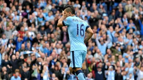 Agüero, golgheterul all-time din Premier League pentru Manchester City