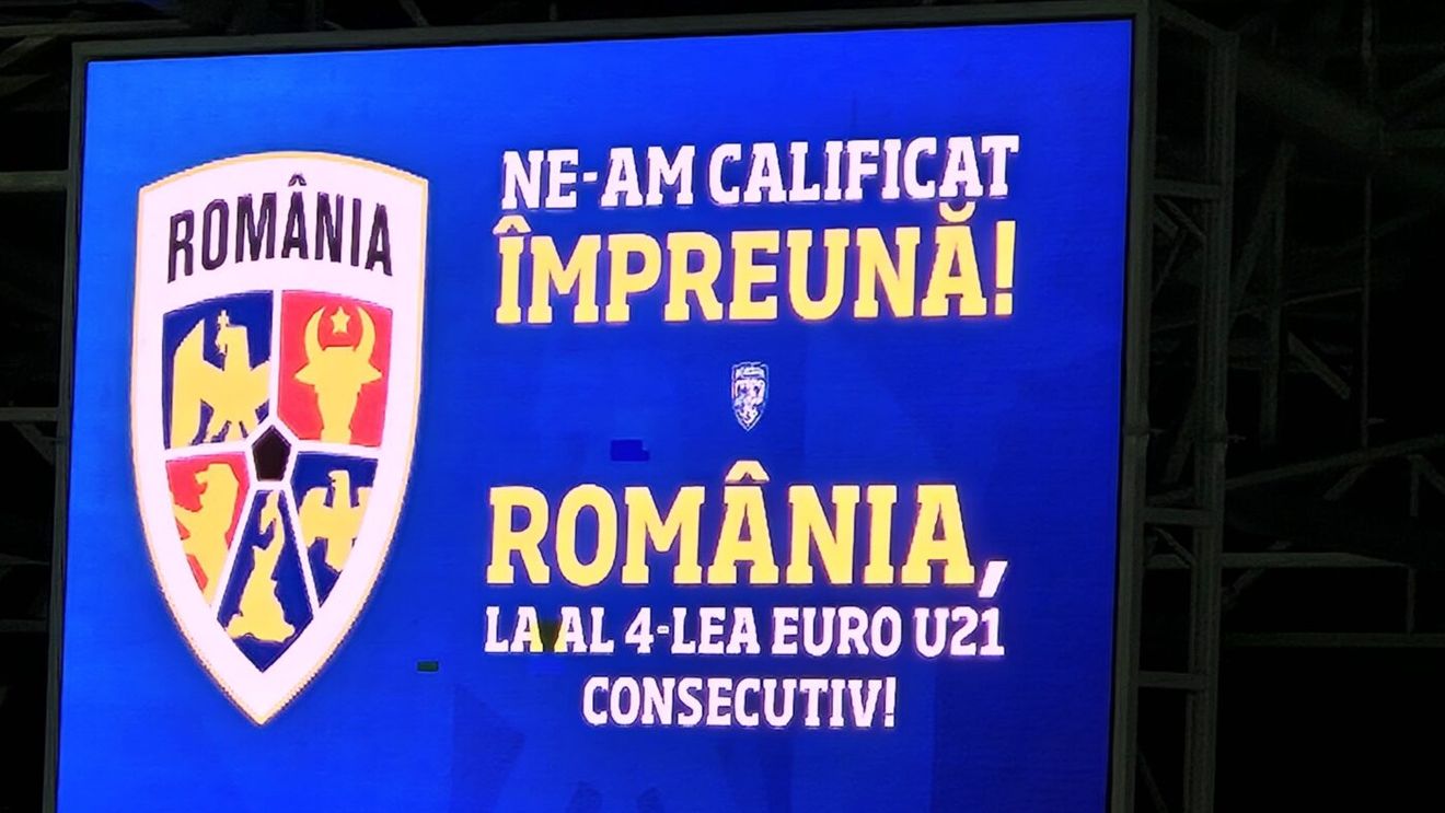 Giuleștiul, în sfârșit în sărbătoare! Ce n-ai văzut la TV în victoria superbă a României U21 care a adus a patra calificare consecutivă la Euro pentru tricolorii mici. Ce a făcut Daniel Pancu imediat după fluierul final și reacția unică a jucătorilor și a galeriei. SPECIAL