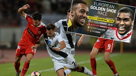 Golgheterul Ligii 1, în cursă pentru Gheata de Aur a Europei! FABULOS | Llullaku e pe locul 3, peste Messi, Ronaldo sau Lewandowski. Cum arată topul