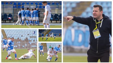 VIDEO | Farul a învins Viitorul Pandurii, dar Ianis Zicu e supărat: ”O primă repriză execrabilă, rușinoasă.” Cum i-a motivat pe jucători la pauză și mesaj clar care vizează meciul cu ”U” Cluj