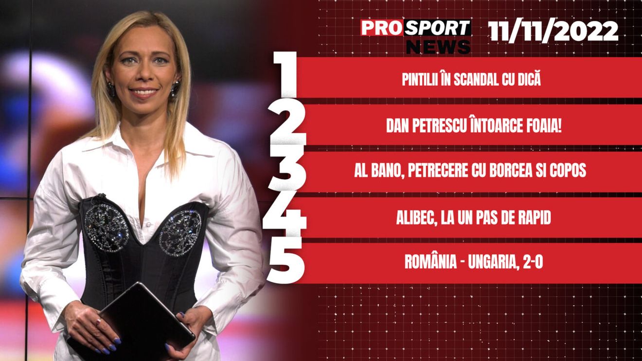 ProSport NEWS | Mihai Pintilii, scandal monstru cu Nicolae Dică! Ce cuvinte grele și-au aruncat. Cele mai importante știri ale zilei | VIDEO