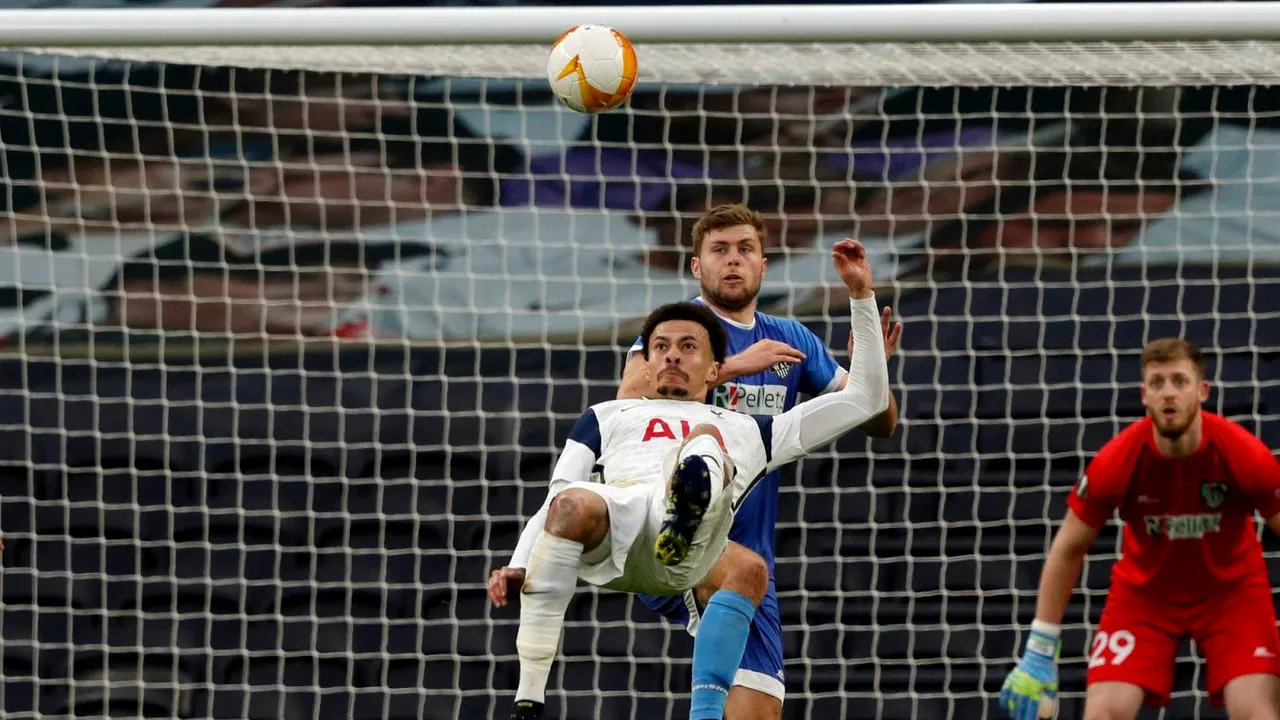 Dele Alli, gol fabulos pentru Tottenham, ca pe Arena Națională! Cum l-a copiat pe Giroud starul lui Mourinho și a uimit pe toată lumea | FOTO & VIDEO