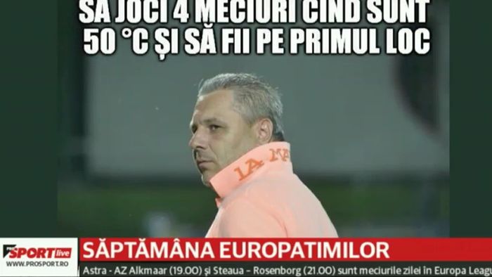 ProSport LIVE | Șumudică se teme de olandezi: "Au o foame mai mare de performanță față de cei de la West Ham". Reacție genială a antrenorului la viralul: "Asta înseamnă să fii mafiot"