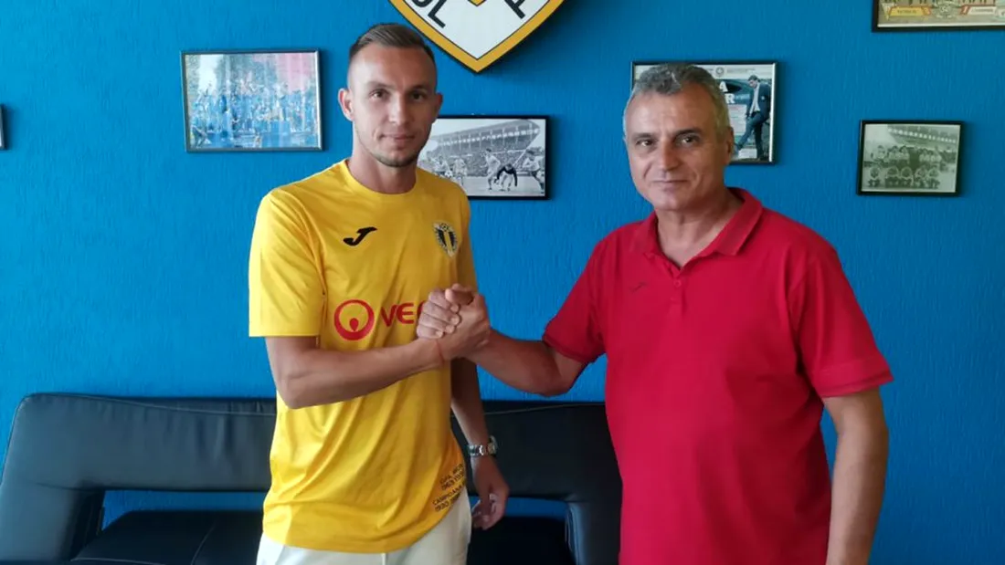 Vasile Buhăescu a revenit la Petrolul. Atacantul promova în Liga 1 cu ”lupii” în precedenta sa experiență la Ploiești