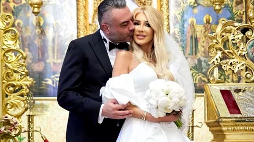 Bogdan Vasiliu s-a căsătorit religios cu aleasa inimii sale, Alina Petre! Ce superstiție a respectat președintele CS Rapid la nuntă: „Am făcut acest legământ pentru noi”