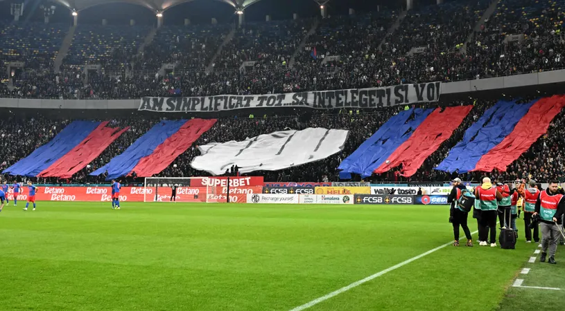 „Se vorbește prea mult! Face parte din decor”. Viorel Moldovan, reacție „tăioasă” după ce ultrașii FCSB au realizat o scenografie obscenă la derby-ul cu Rapid. Ce spune despre gesturile lui Marius Șumudică. EXCLUSIV