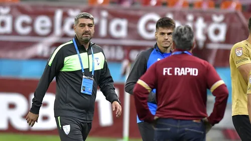 FC Voluntari a învins-o pe Rapid, Liviu Ciobotariu e nemulțumit de jocul echipei: „Am încercat, dar nu prea am reușit! Adversarul a venit peste noi și a avut multe ocazii”