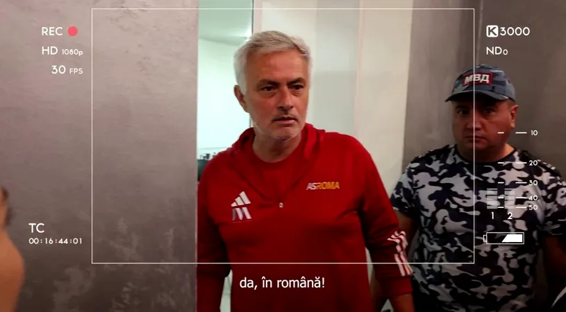 „Domnule Jose Mourinho, puteți să spuneți ceva în limba română?”. The Special One, răspuns cu care a uimit jurnaliștii după Sheriff Tiraspol - AS Roma: „Știu un singur cuvânt!” | VIDEO