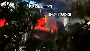 Alex Pițurcă și Cristina Ich s-au împăcat! Cei doi au fost surprinși sărutându-se cu foc în club | FOTO