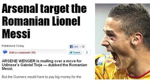 Ce nebunie! Torje, pe lista lui Arsenal!** Fanii către Wenger: "Dă-l pe Arshavin la schimb!"