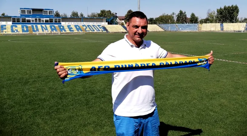 Ionel Ganea, din director tehnic viitor antrenor la Dunărea Călărași? Președintele clubului recunoaște: ”Șansele sunt mari”