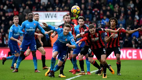 Arsenal a fost învinsă de Bournemouth după ce a condus! Gazdele au decis partida în decurs de patru minute