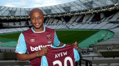 Andre Ayew ratează și returul „dublei” Astra – West Ham. Accidentare mult mai gravă decât se credea inițial pentru jucătorul de 24 de milioane de euro