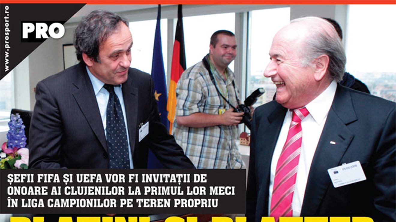 Platini și Blatter vin la Cluj!