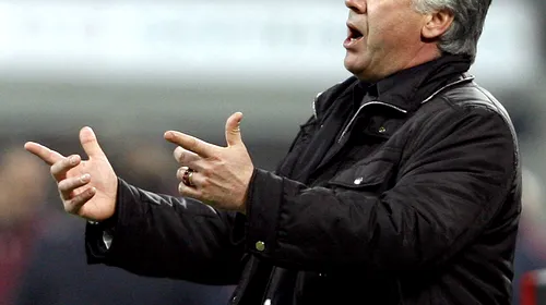 Ancelotti le-a arătat degetul „mijlociu” suporterilor!