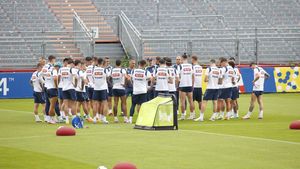 Premiu surpriză din partea lui Edi Iordănescu pentru jucătorii naționalei! Imagini și informații de ultimă oră despre tricolori de la primul antrenament din Wurzburg după calificarea în optimi la EURO! EXCLUSIV