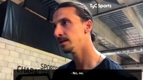 Un reporter l-a enervat la culme pe Zlatan Ibrahimovic: „Pot să te întreb ceva?” VIDEO | Cum a reacționat suedezul