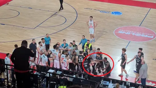 Scene horror la derby-ul baschetului masculin românesc, U BT Cluj - CSM Oradea! „A ieșit din sală, a mers pe șantierul din apropiere și s-a întors cu o tijă de fier striat”. Ce spune agresorul Karel Guzman | VIDEO