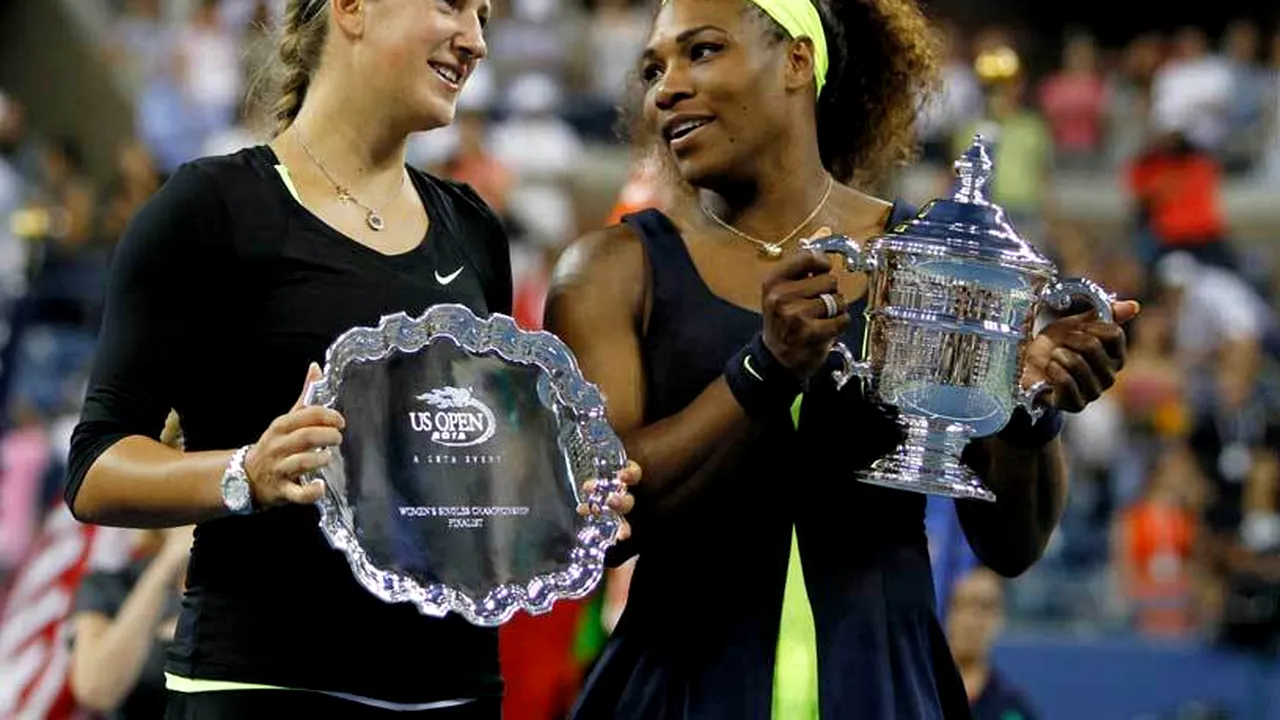 Finală cu repetiție! Serena Williams - Victoria Azarenka, în ultimul act de la US Open