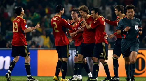 RECORD** Naționala Spaniei a strâns 15 victorii consecutive