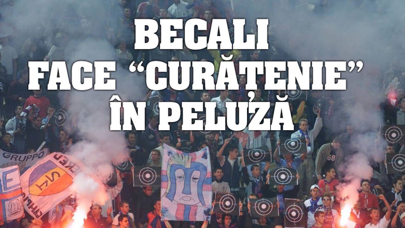 Becali amenință fanii Stelei: "O să-i curăț pe toți din peluze!"