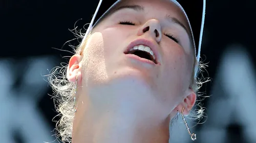 VIDEO Atentat la frumusețea Carolinei Wozniacki!** Totul s-a lăsat fără urmări grave