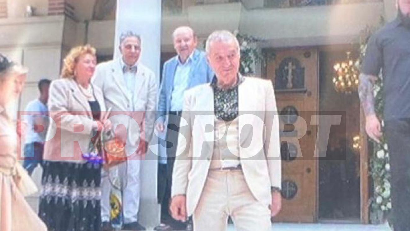 Gigi Becali a fost din nou în topul celor mai bine îmbrăcați și la nunta Mariei Iordănescu! Patronul miliardar a atras toate privirile cu costumul său scump și atitudinea inconfundabilă | FOTO EXCLUSIV