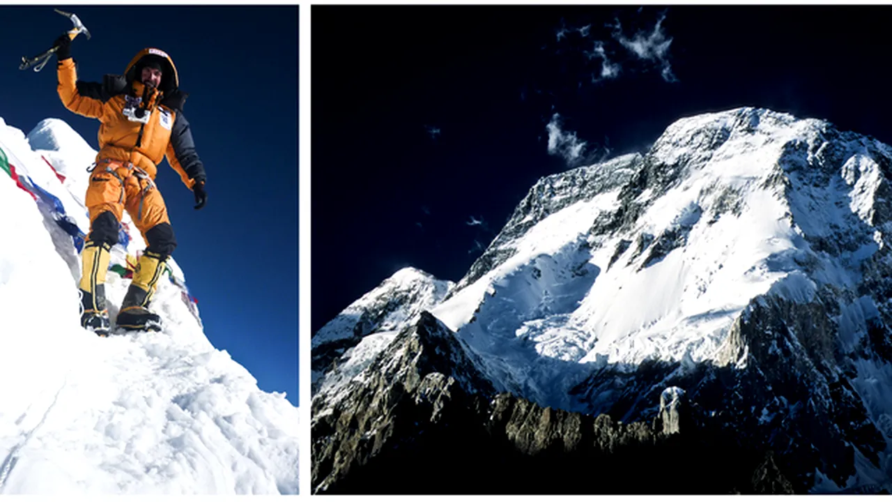 Succes al lui Alex Găvan. A reușit să urce Broad Peak (8.047 de metri), fără oxigen suplimentar