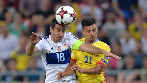Mkhitaryan a plecat supărat din România. Ce a declarat după ce a pierdut cu Armenia pe Arena Națională