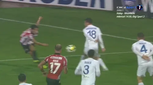 FOTO | Penalty refuzat pentru Dinamo? Faza la care fotbaliștii s-au dus glonț către arbitru, dar s-au ales doar cu „galbene” pentru proteste