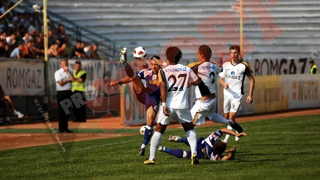 Fotbal la superlativ: Mediaș - Timișoara 2-2