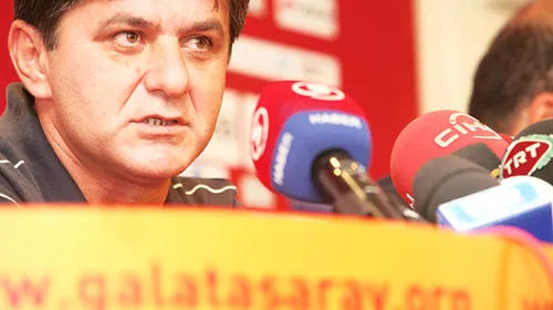 Lăcătuș: „Jucăm la victorie cu Galatasaray!”