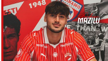 Adrian Mazilu, prezentat oficial la Dinamo. Pe ce perioadă a semnat contractul și ce număr va avea pe tricou mijlocașul format de Gică Hagi