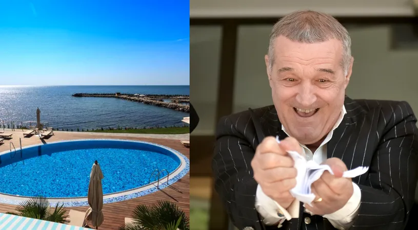 Detaliul fabulos de pe sigla hotelului de 5 stele al lui Gigi Becali! Seamănă perfect cu FCSB, dar apar alte 4 litere: ATCB! De la ce provin aceste inițiale | SPECIAL