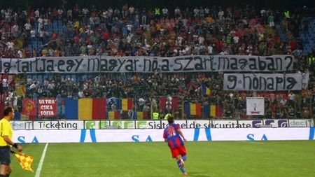 Becali: "Amenințarea cu bomba**, răzbunarea ungurilor pentru banner-ul rasist al galeriei!"