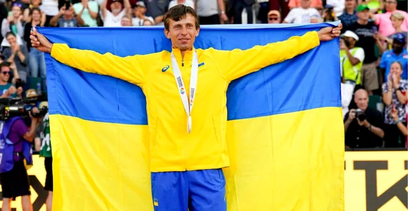 Povestea atletului care a fugit de invazia rusă și a câștigat bronzul la Campionatul Mondial de atletism
