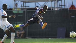 Sougou de trei puncte! VIDEO: Fostul atacant al CFR-ului a marcat din nou în Franța